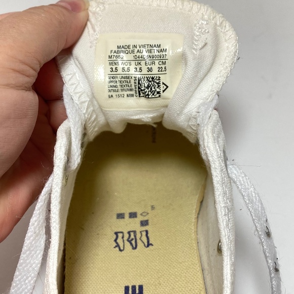 Converse Chucks White Size: M3.5/W5.5 Unisex - Picture 4 of 12